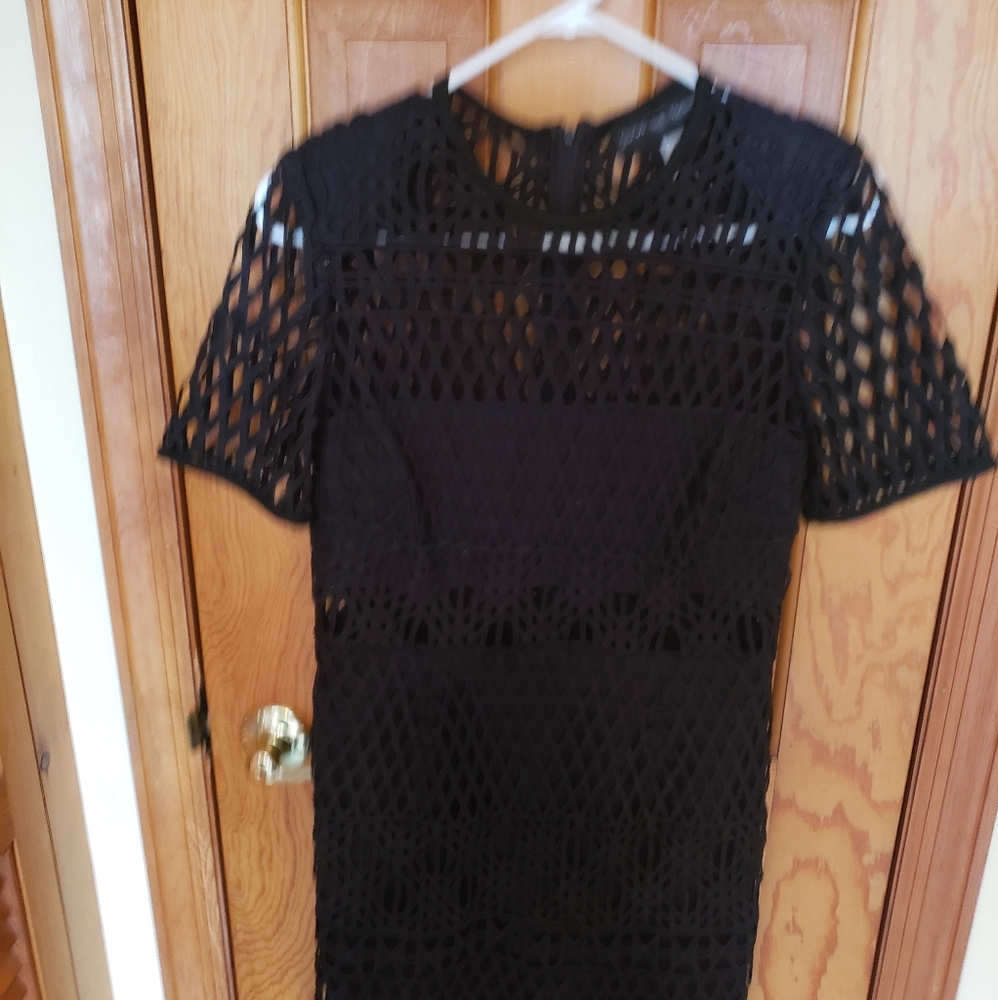 Black trendy dress